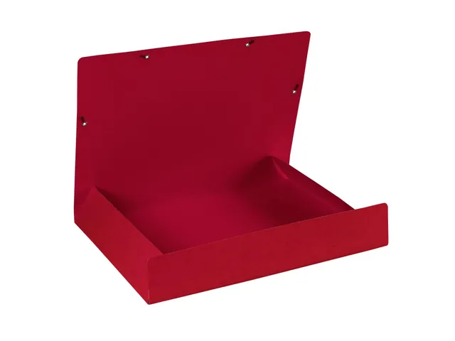 Elastomap met 3 kleppen glanskarton 600gm² - A3-Rood -