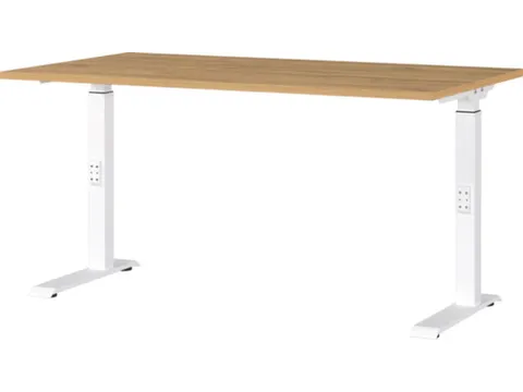 bureau à hauteur réglable HxlxP 680-910x1400x800mm