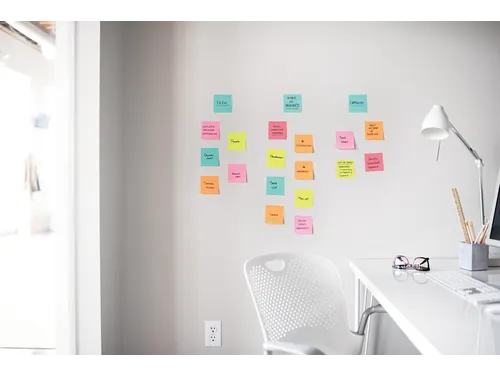 Memoblok 3M Post-it 654-SSRO Super Sticky 76x76mm Rio Assorti