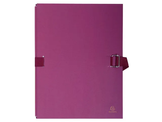 Map uitrekbare rug+klep papier bordeaux