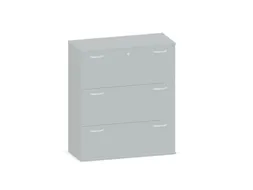 hangmappenkast 1150x1000x430mm 3hangmappenframes Antraciet+ Onyx