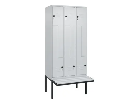 armoire vestiaire Z HxlxP 2120x900x815mm 6compart.