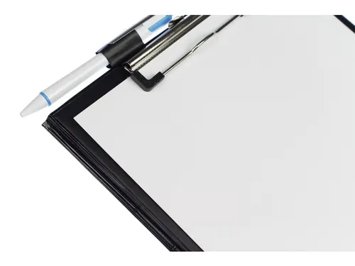 Klemmap Seco A4+ m klep zwart
