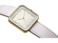 Horloge NeXtime Square Wrist wit/goud