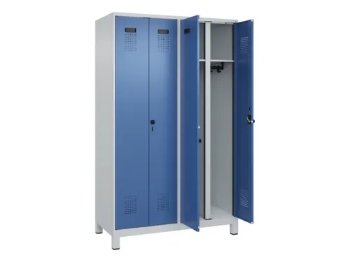 locker voor scheiding van kleding,HxBxD 1950x1200x500mm,4vak