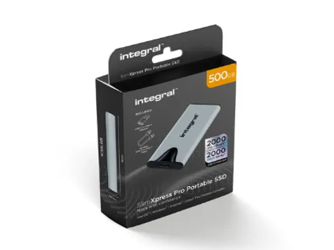 SSD Integral SlimXpress Portable USB-C 500GB