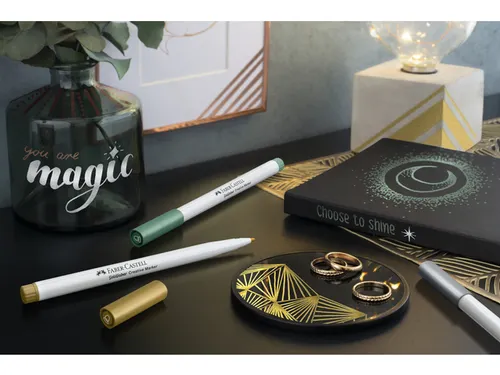 Marker creatief Faber-Castell Goldfaber 1.5 set a 6 stuks Metallic Mom