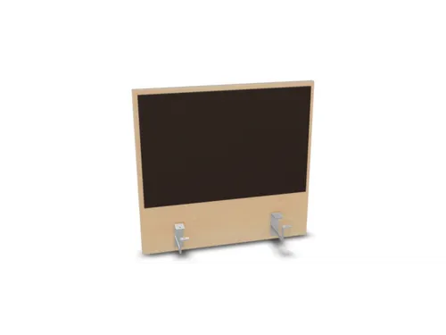 opzetpaneel,v. bureau,aanbouw achter,B 600mm,NE-esdoorn,BN2036-bruin