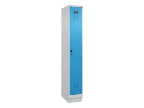 locker,HxBxD 1950x300x500mm,1vak,vak B 300mm,draaigrendel,sokkel