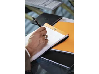 Schrijfblok Rhodia A4 lijn 80 vel 80gr oranje - 7