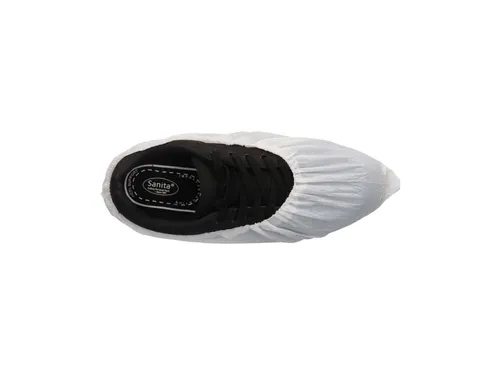Schoenovertrek CMT 40mu geruwd maat 36-42 CPE wit 100 stuks