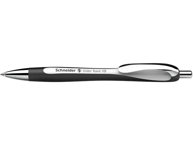 Balpen Schneider Slider Rave XB wit/zwart