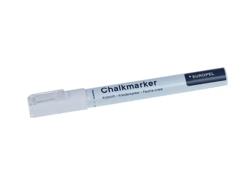 Krijtstift Europel 1-3mm wit etui 8 stuks