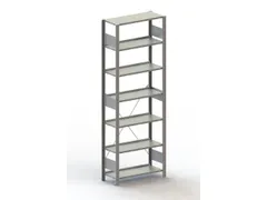 Inhaakstelling Basisveld 2200x806x336mm 7legborden 80kg Verzinkt