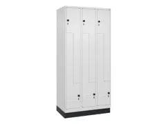 armoire vestiaire Z HxlxP 1950x900x500mm larg. compart. 150/300mm