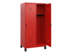 schoollocker,HxBxD 1630x800x500mm,2vak,vak B 400mm,draaigrendel,voeten
