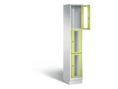 Lockerkast 1800x320x500mm 1x3 vakken Cilinderslot, Sokkel, RDS1108060