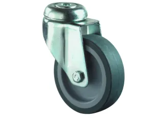 Zwenkwiel 65kg Boorgat Øxb 100x24mm Spoorvrij Blauwgrijs - 2