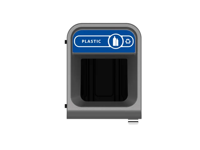 Configure Recyclingstation Plastic BE NL 57 Liter Antraciet Blauw