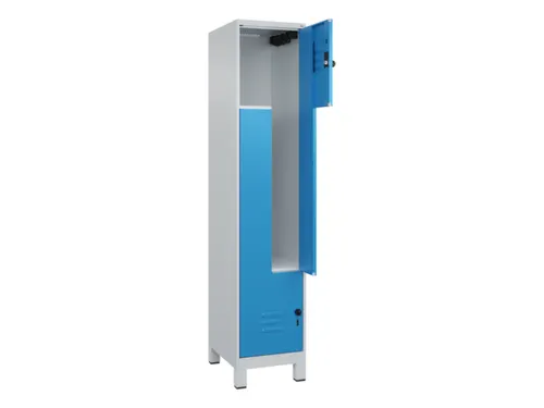Z-garderobekast,HxBxD 1950x400x500mm,vak B 200/400mm,draaigrendel