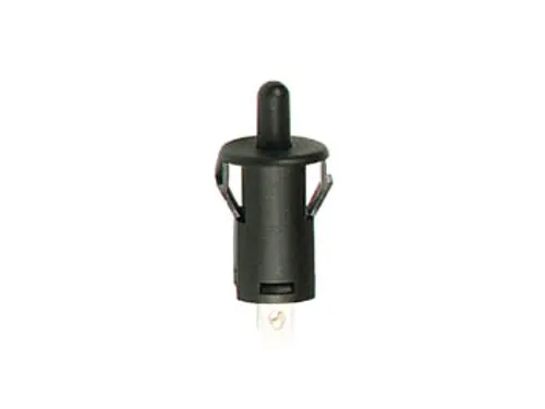 Drukschakelaar On-(Off) Zwart 2A - 250V