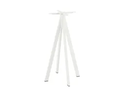 onderstel,HxBxD 1080x600x600mm,v. Terrastafel,staal,wit,verjongd