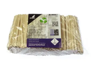 Roerstaaf Hout 1000 stuks 110x5x1,5mm Biologisch afbreekbaar - 4