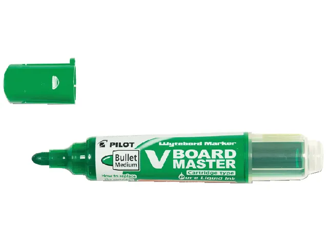 Feutre tableau blanc Pilot V-Board Master ogive 2,3mm vert
