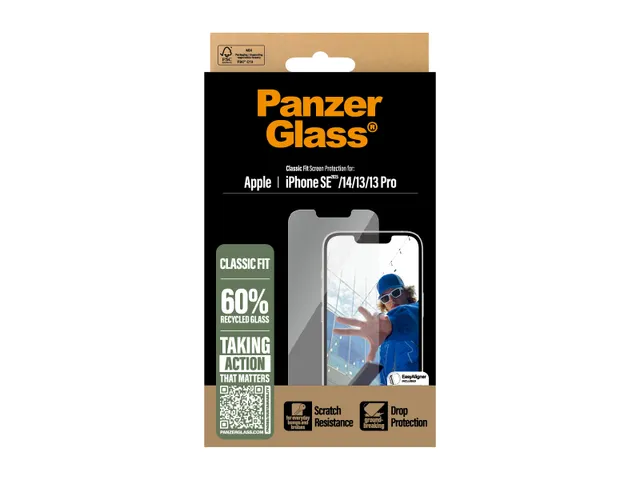 PanzerGlass Screen Protector iPhone 17e | 16e | 14 | 13 | 13 Pro |