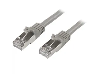 Cat6 patchkabel 5 Meter grijs Shielded (SFTP) snagless gigabit netwerk - 1