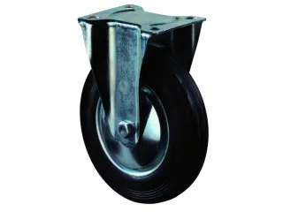 bokwiel,draagverm. 250kg,massief rubber-banden,ØxB 250x50mm,rollager - 1
