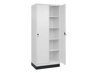 wasgoedverdeelkast,HxBxD 1950x800x500mm,vak B 400mm,draaigrendel - 2