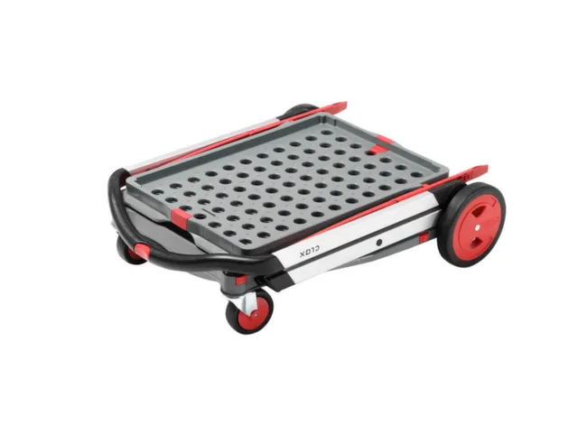 vouwbare winkelwagen,draagverm. 60kg,2etage(s),HxLxB 1025x890x550mm