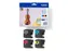 Inktcartridge Brother LC-127XLVALBP zwart + 3 kleuren HC