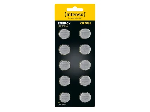 Intenso 7502430 Knoopcelbatterij CR2032 10 stuks
