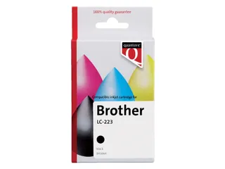 Inktcartridge Quantore alternatief tbv Brother LC-223 zwart - 1