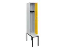 locker met bank,HxBxD 1950x300x815mm,1vak,vak B 300mm,cilinderslot