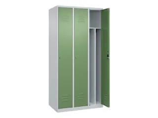 locker voor scheiding van kleding,HxBxD 1850x900x500mm,3vak - 2