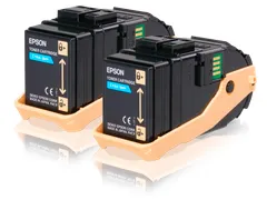 Double Pack Toner Cartridge Cyan 7.5kx2