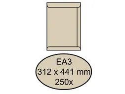 Envelop Quantore Akte Ea3 312x441mm 120gr Cremekraft Gegomd