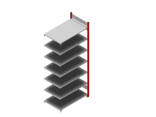 dossierstelling,aanbouwveld,HxBxD 2350x1010x635mm,vaklast 90kg - 1
