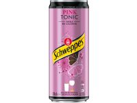 Pink Tonic frisdrank sleek blik 33cl 24 st