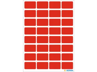 HERMA 3642 Universele etiketten 12x18mm Rood 160 stuks - 2