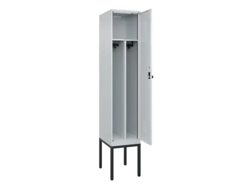 locker voor scheiding van kleding,HxBxD 2120x400x500mm,1vak
