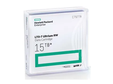 HPE LTO-7 Ultrium 15TB RW Non-Custom Labeled 20 datacartridges