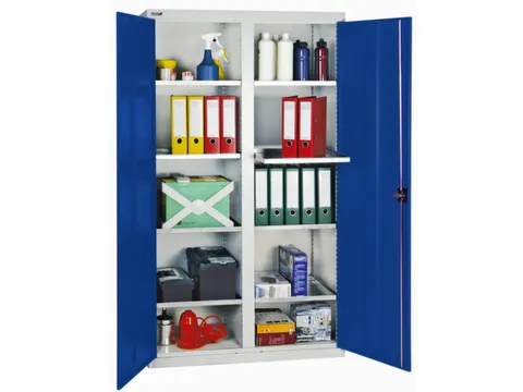 Materiaalkast Hxbxd 1800x1000x500mm 8legborden Uitschuifbaar Ral5010