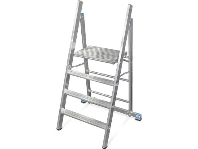steiger,4trede(n),bordes H 950mm,aluminium
