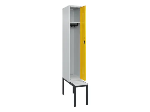 locker met bank,HxBxD 2120x300x815mm,1vak,vak B 300mm,cilinderslot