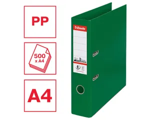 Ordner Esselte Vivida No.1 multipack 75mm A4 5 stuks groen - 5