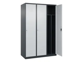 locker voor scheiding van kleding,HxBxD 1850x1200x500mm,3vak - 2